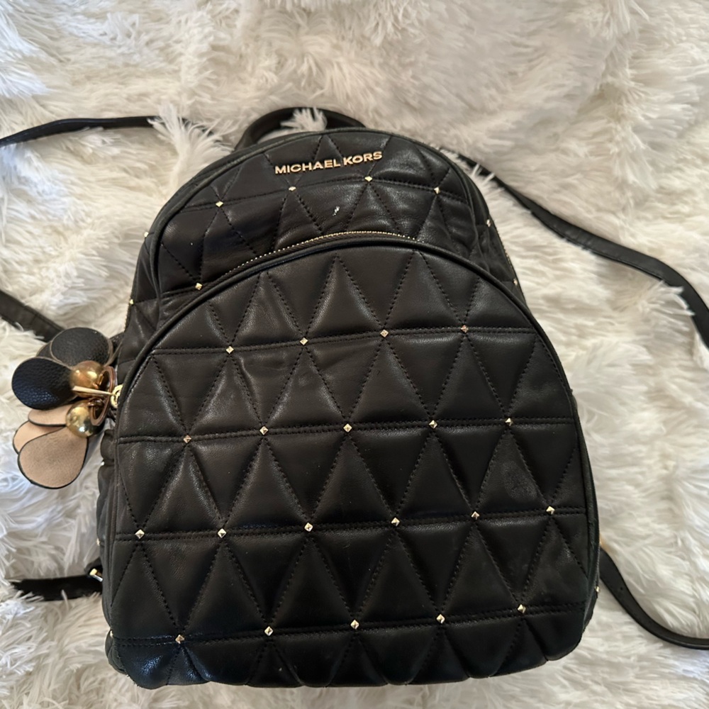 Black Micheal Kors backpack
